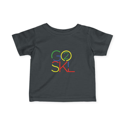 Colorful "Go 2 SKL" Infant Tee - Perfect for Kids, Baby Showers, Back to School, Playdates and Everyday Wear, Kid Fashion
